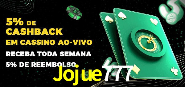 Promoções do cassino ao Vivo Jojue777